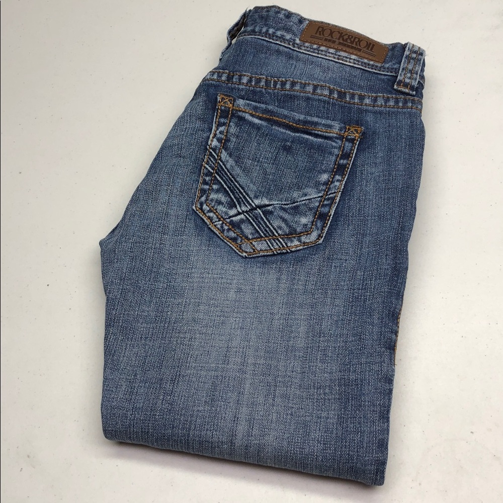 ROCK & ROLL COWGIRL RIVAL LOW RISE SKINNY JEANS 27x33 ⭐️